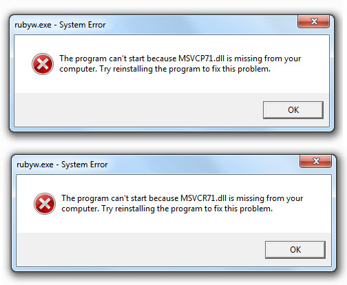 réparation d'erreurs de DLL dans Windows 8.1