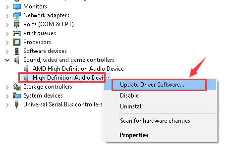 realtek audio haute définition ne fonctionne pas de Windows 10