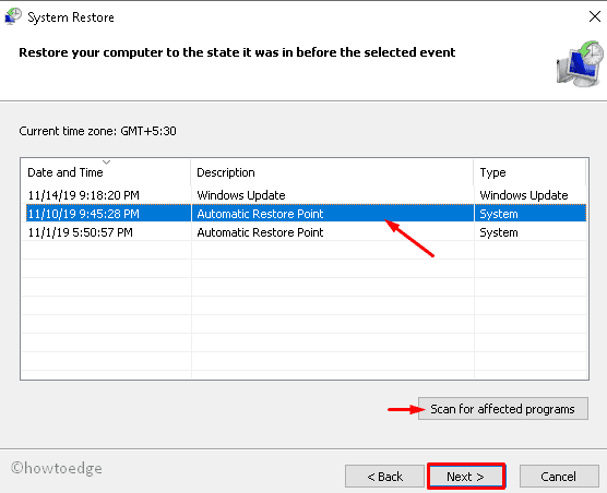 Erreur de mise à jour Windows 0x8009001D