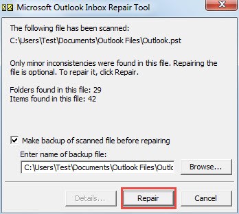 Comment réparer l’erreur 0x80042108 d’Outlook?