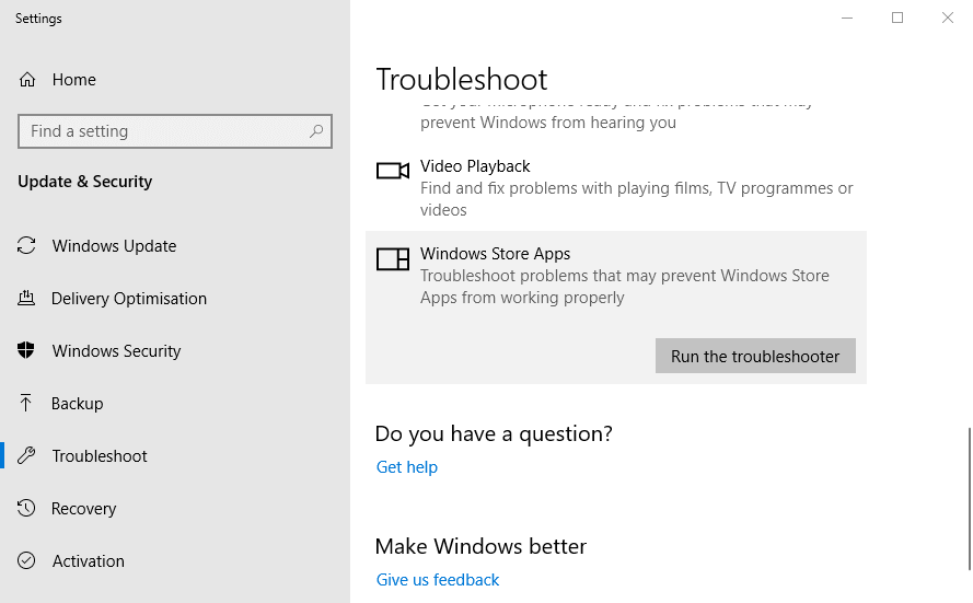 Microsoft Store: une erreur s'est produite lors de notre erreur de fin