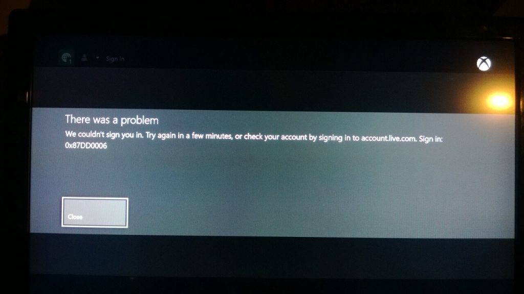 Impossible de se connecter à Xbox Live