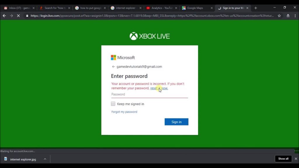 Impossible de se connecter à Xbox Live