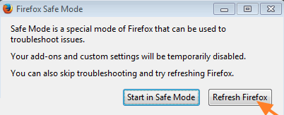 Erreur Firefox XPCOM
