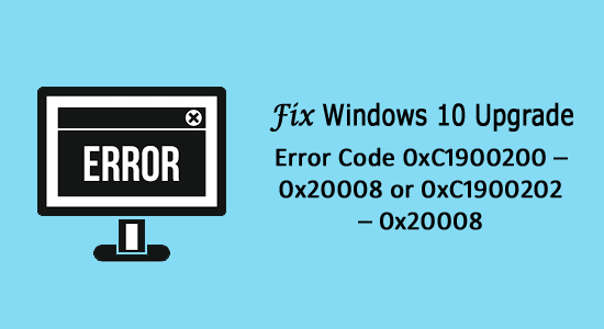 code d'erreur 0xC1900200 – 0x20008