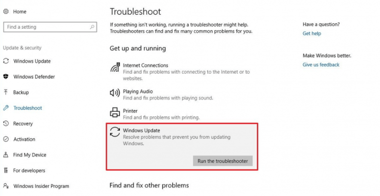 Correction de l'erreur Windows 10 0x800703f9 