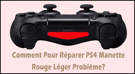  PS4 contrôleur Rouge Léger 
