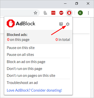 L'extension AdBlock ne fonctionne pas sur Twitch,